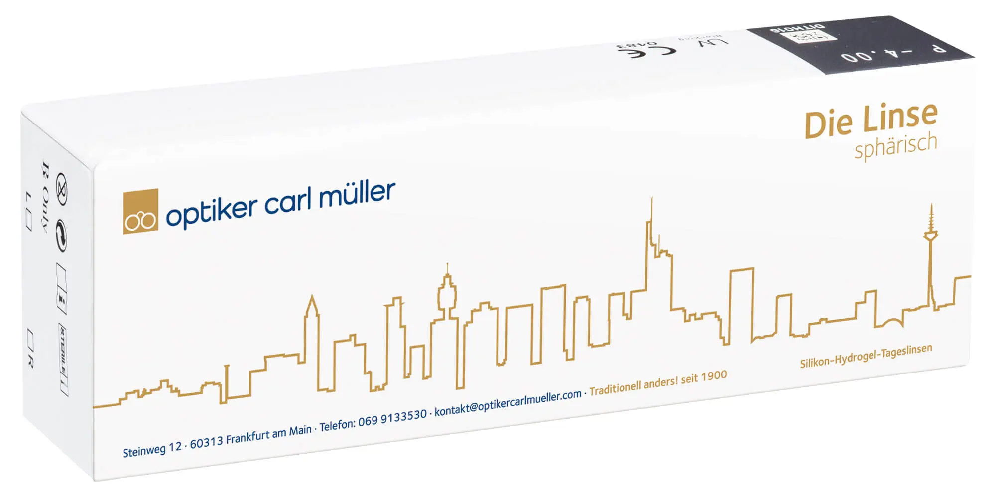 Die Linse - Tageskontaktlinse (sphärisch) Die Linse - Tageskontaktlinse (sphärisch)
