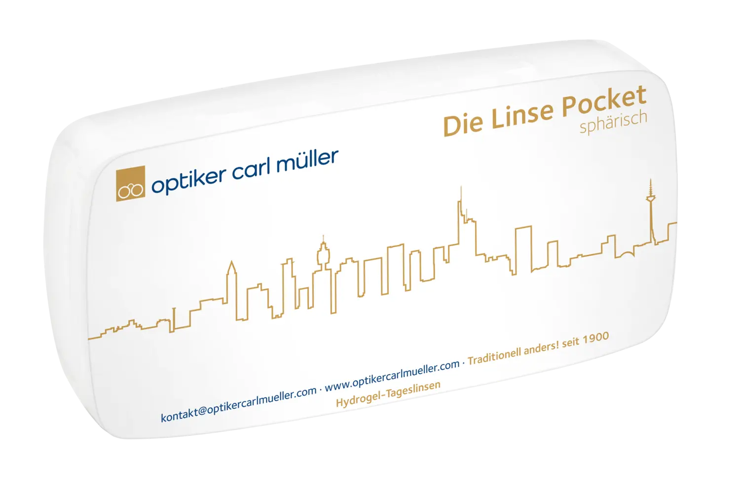 Die Linse Pocket - Tageskontaktlinse (sphärisch) Die Linse Pocket - Tageskontaktlinse (sphärisch)