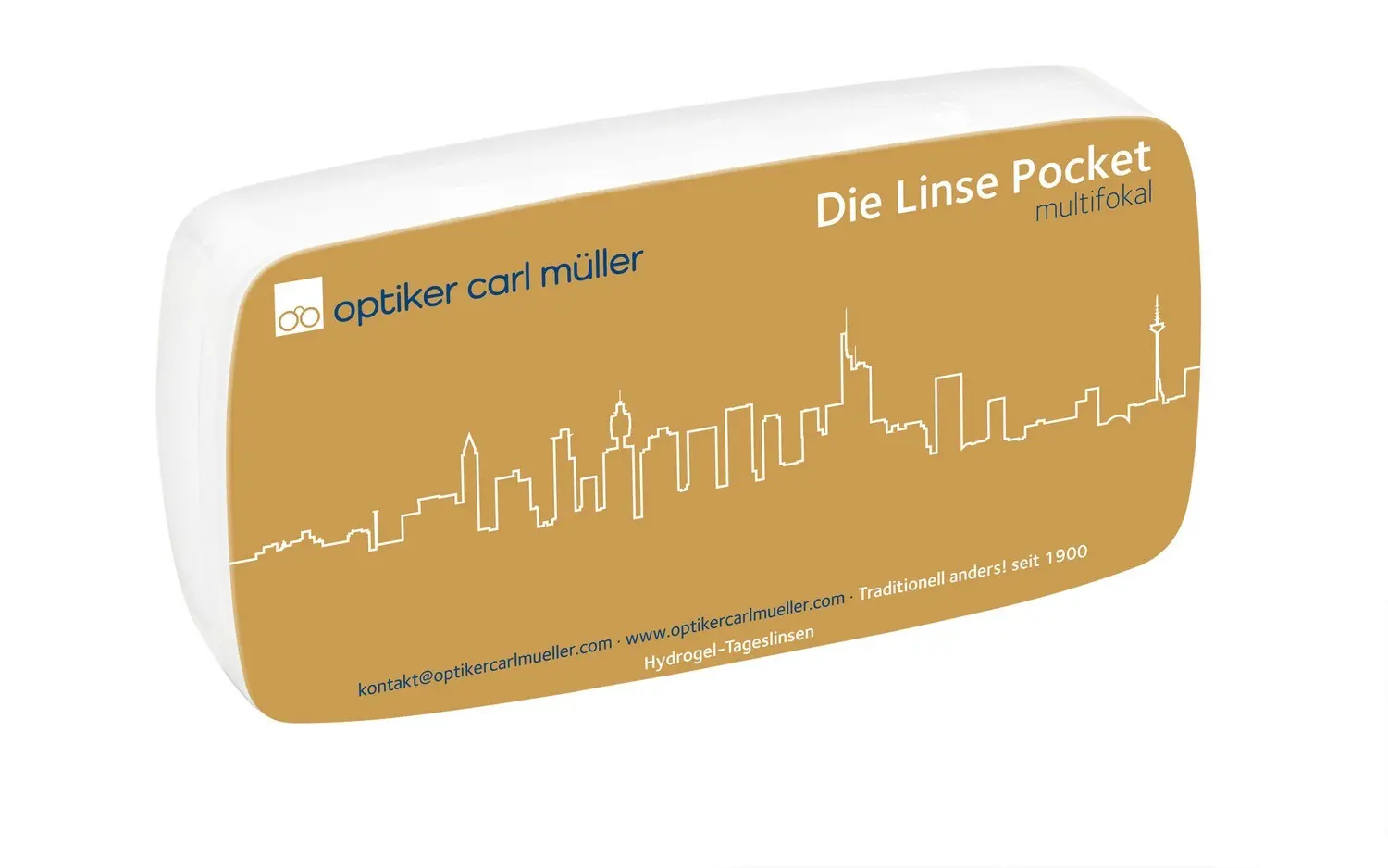 Die Linse Pocket - Tageskontaktlinse Multifocal (sphärisch) Die Linse Pocket - Tageskontaktlinse Multifocal (sphärisch)