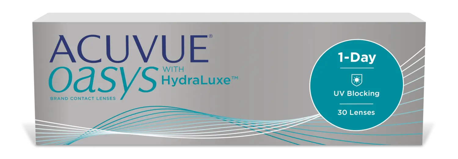 ACUVUE OASYS® 1-Day with HydraLuxe™